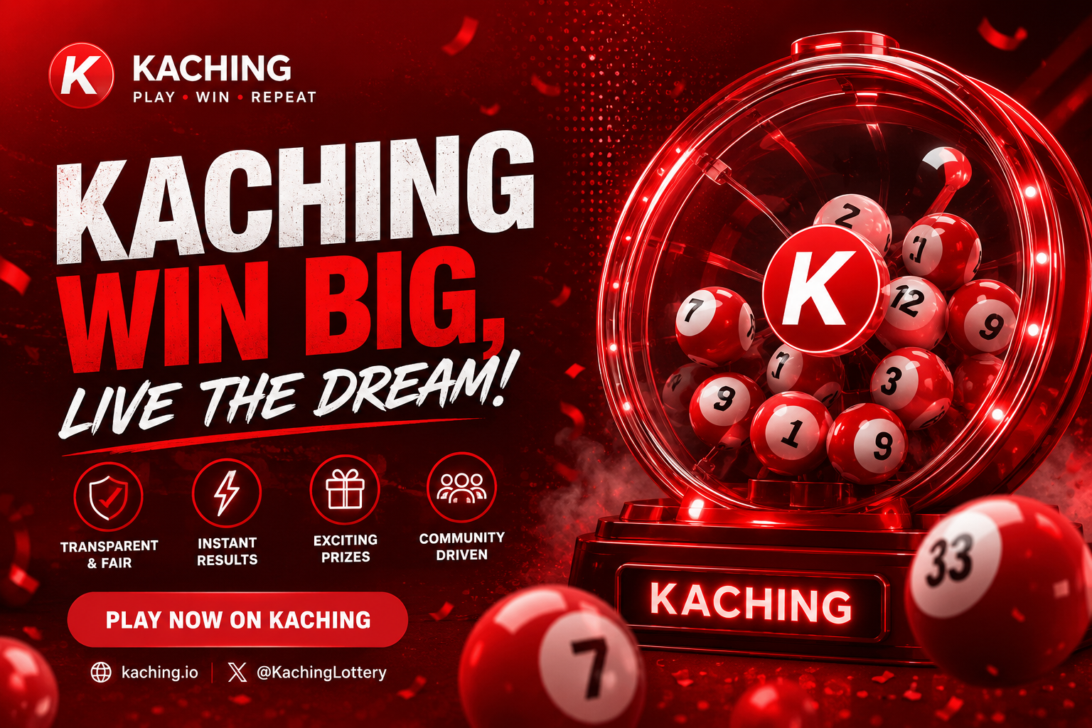 Kaching: Bringing Transparency and Excitement to Digital Lotteries
