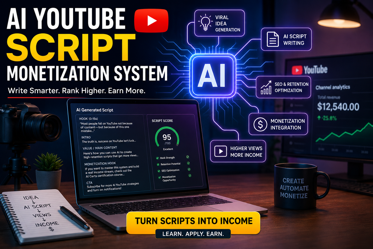 AI YouTube Script Monetization System: How Creators Are Turning Simple Scripts into Automated…