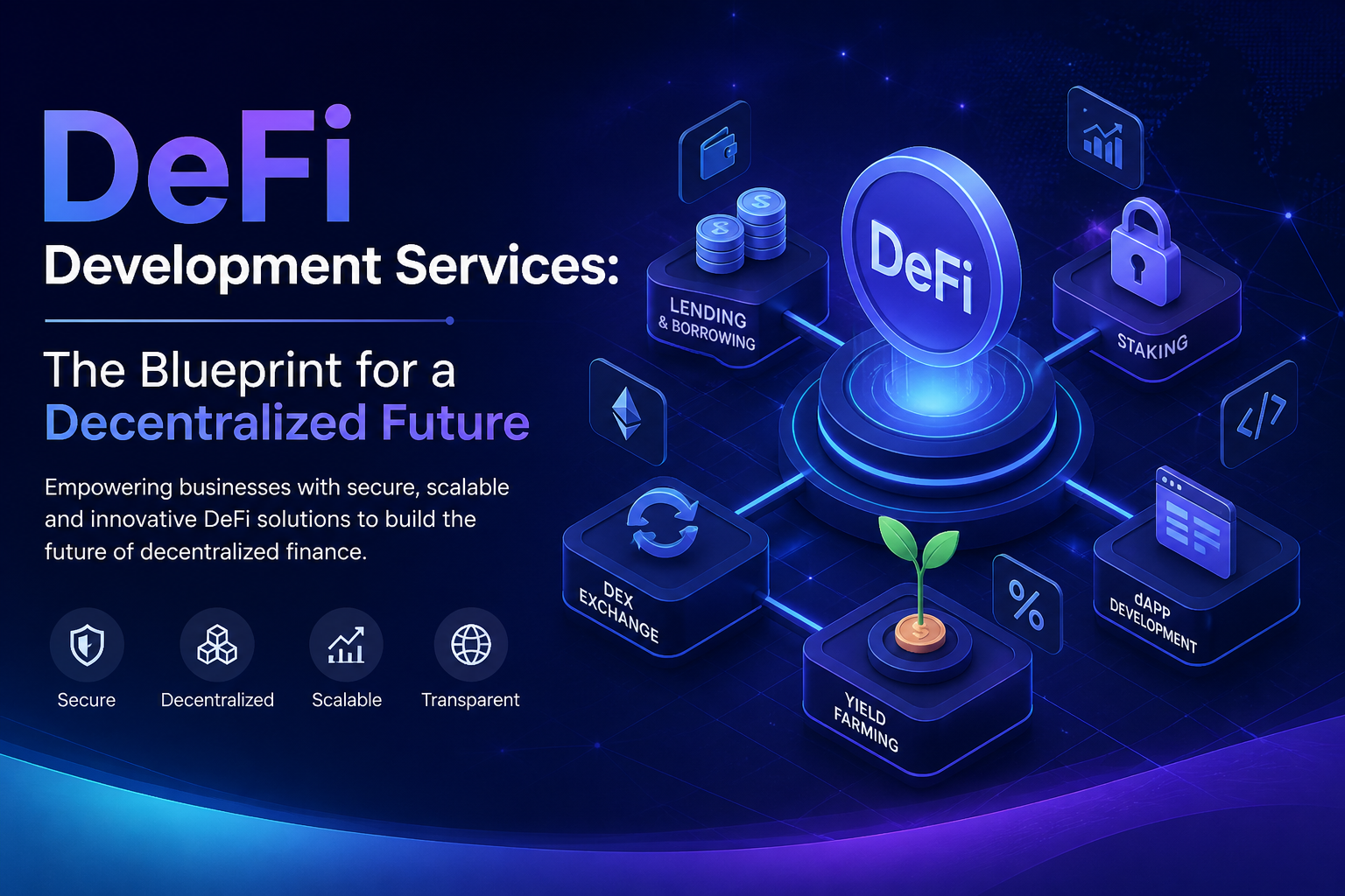 DeFi Development Services: The Blueprint for a Decentralized Future