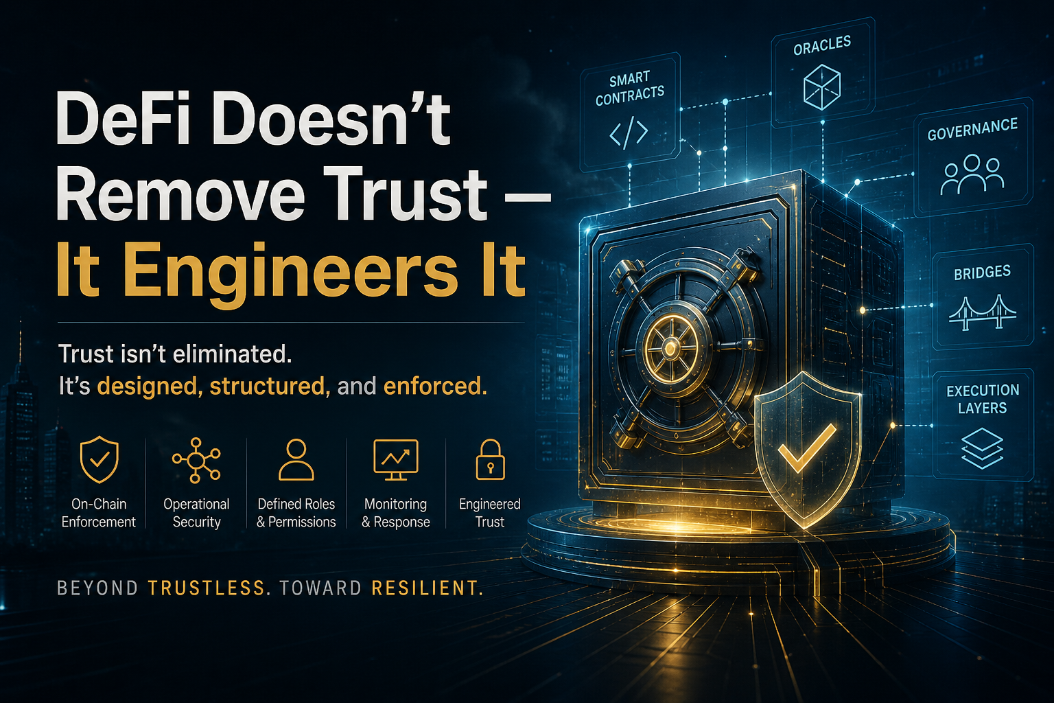 DeFi Doesn’t Remove Trust — It Engineers It