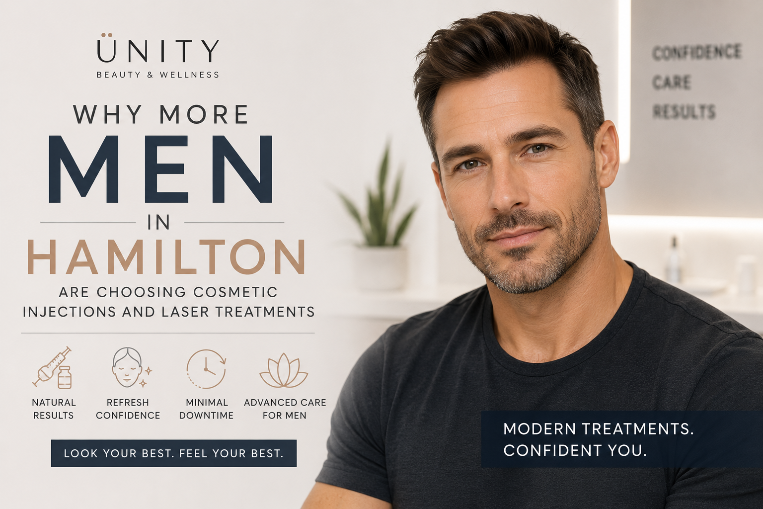 Why More Men in Hamilton are Choosing Cosmetic Injections and Laser Treatments