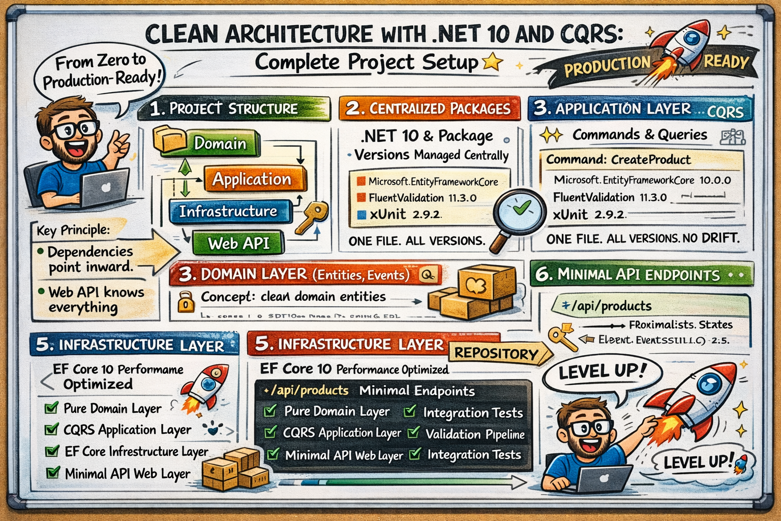 Clean Architecture With .NET 10 And CQRS — Complete Project Setup