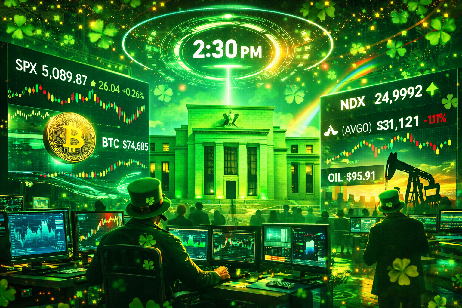 Markets Hold Gains as Fed Decision Looms | March 17, 2026