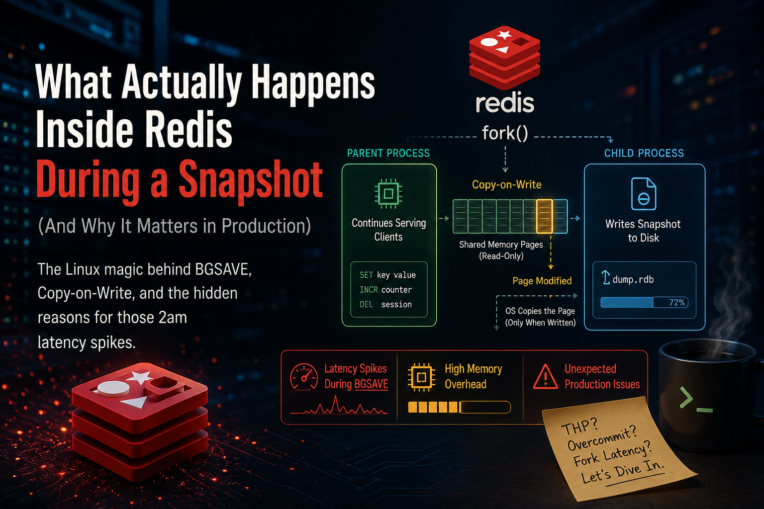 What Actually Happens Inside Redis During a Snapshot (And Why It Matters in Production)