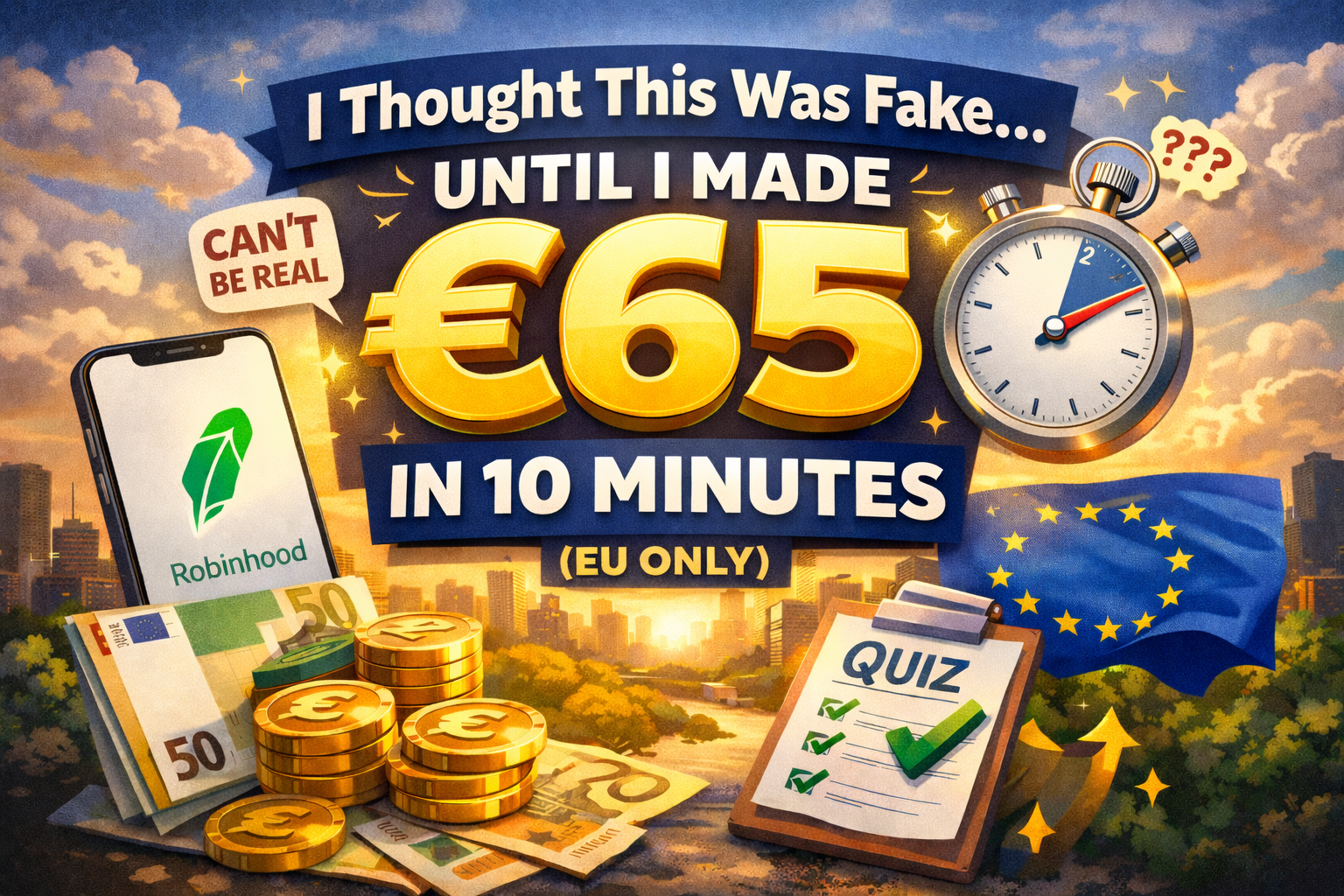  I Thought This Was Fake… Until I Made €65 in 10 Minutes (EU Only)