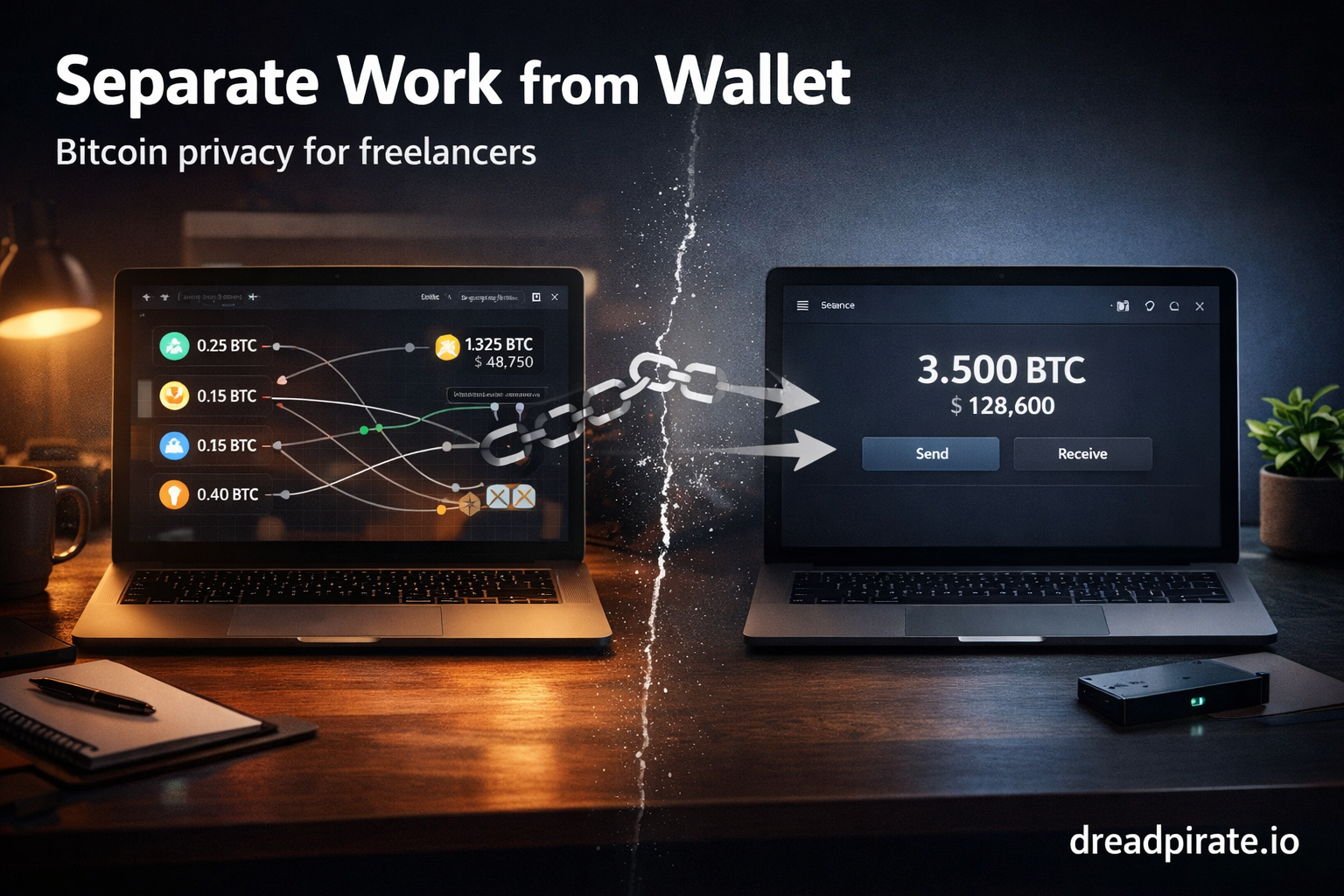 Bitcoin Privacy for Freelancers: Why Cleaning Your Income Trail Matters
