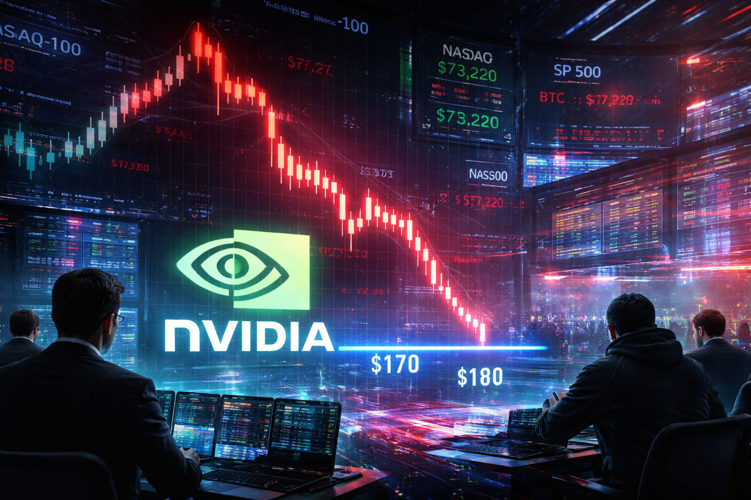 Late Rally Masks Tech Weakness as NVDA Tests Key Support | February 26, 2026