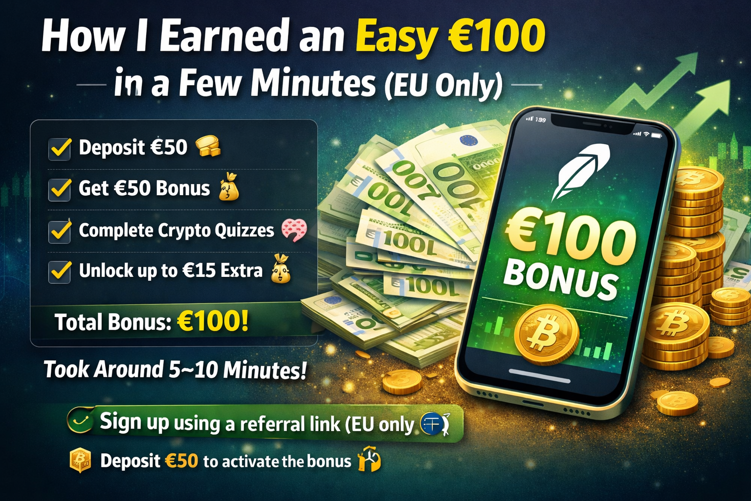  How I Earned an Easy €100 in a Few Minutes (EU Only)