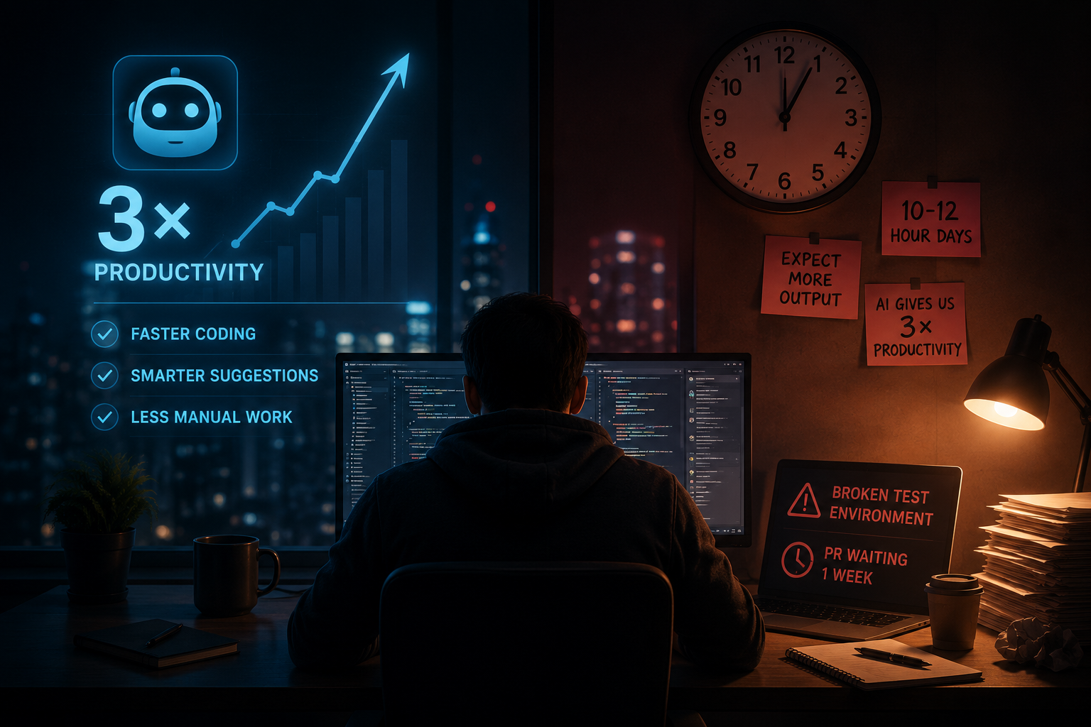 Salesforce Says AI Makes Engineers 3× Faster. Employees Say They’re Working Until 1 AM.
