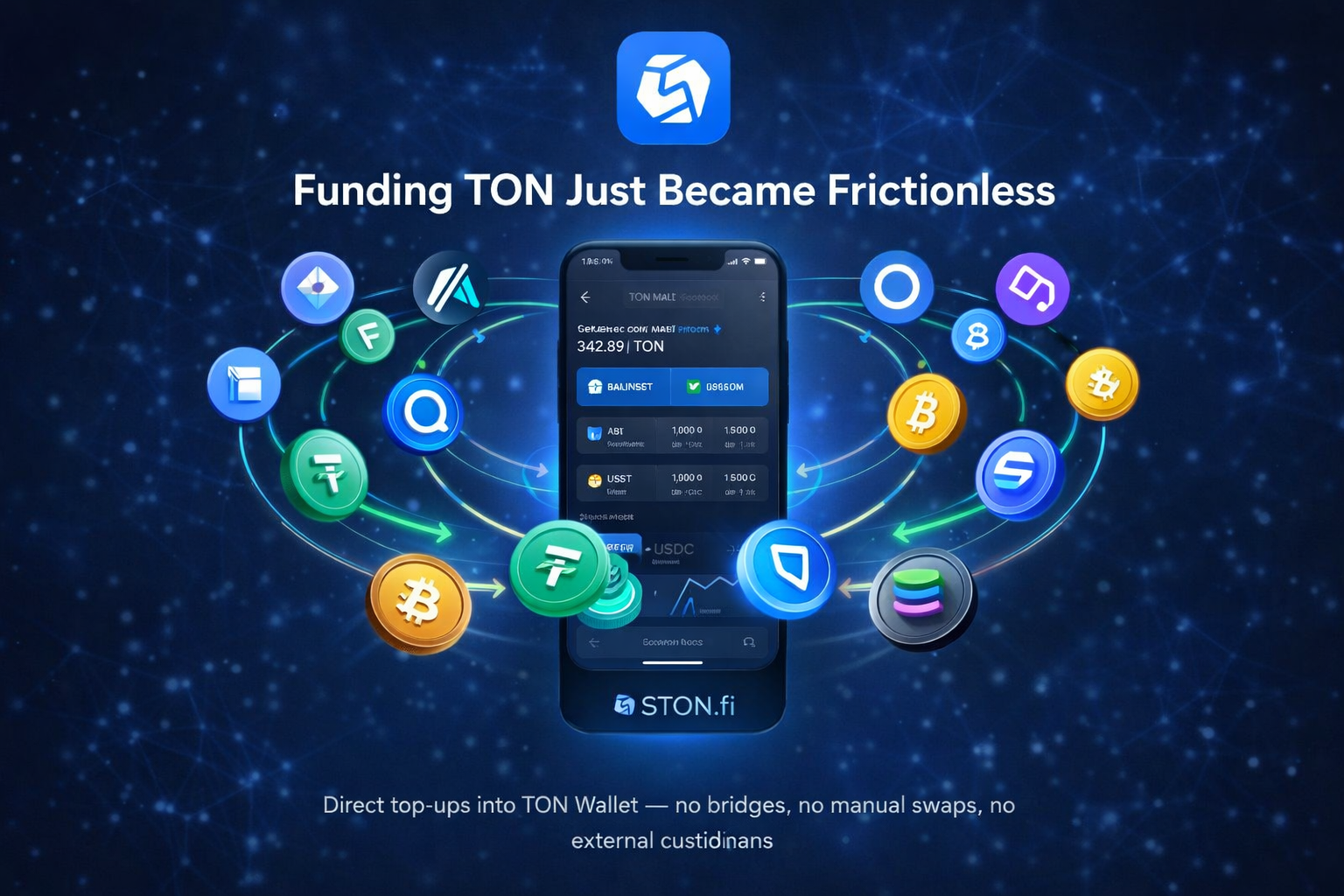 Funding TON Just Became Frictionless