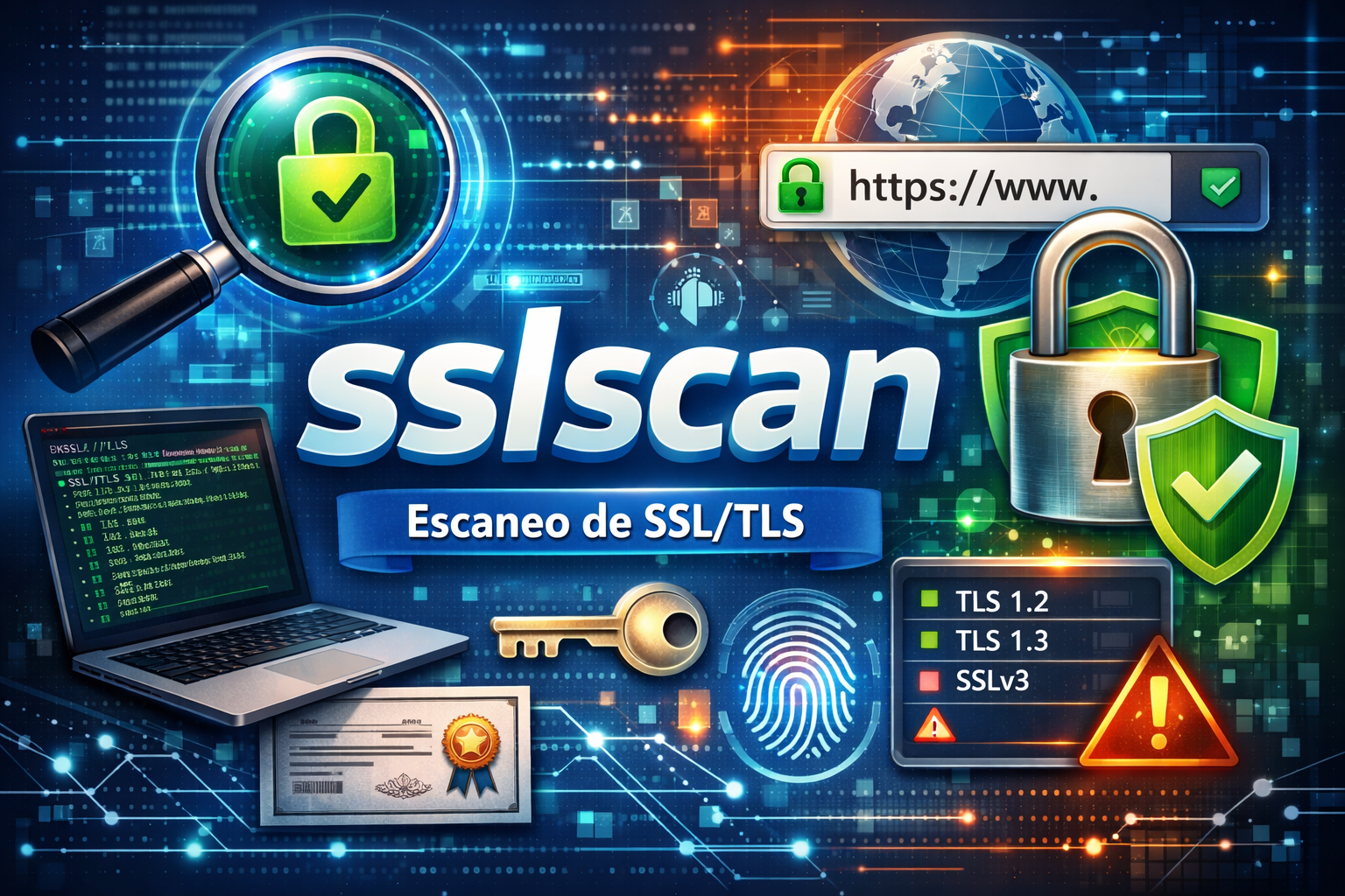 Guía de sslscan: Cómo auditar certificados SSL/TLS y detectar vulnerabilidades críticas