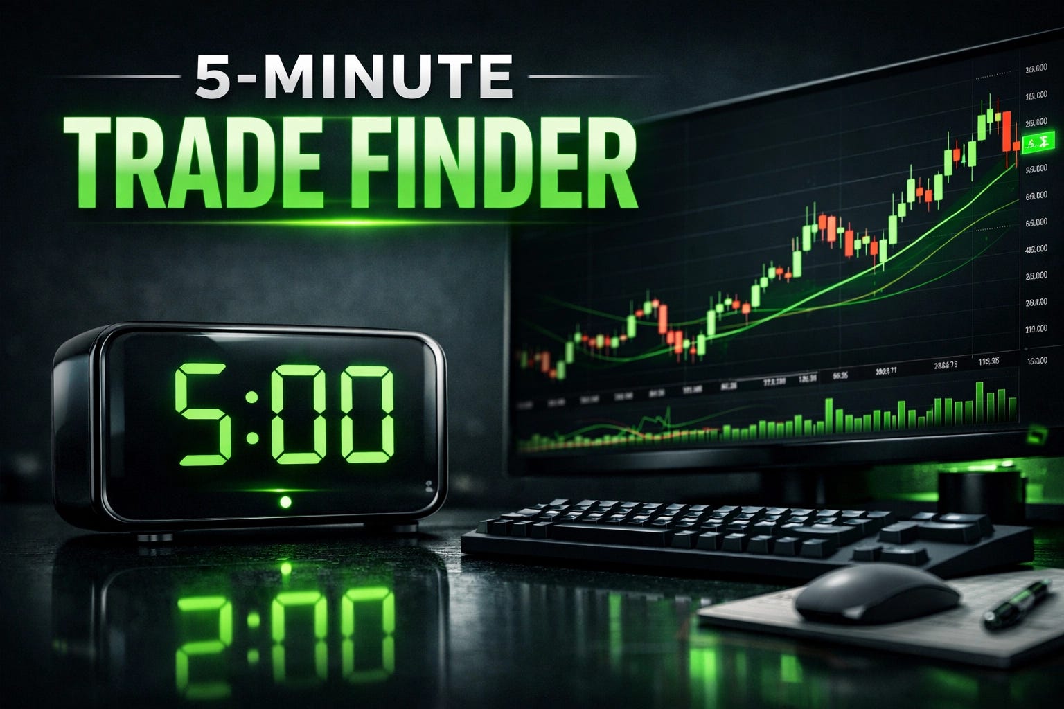 Most Traders Overanalyze — I Find My Trades in 5 Minutes (Here’s How)