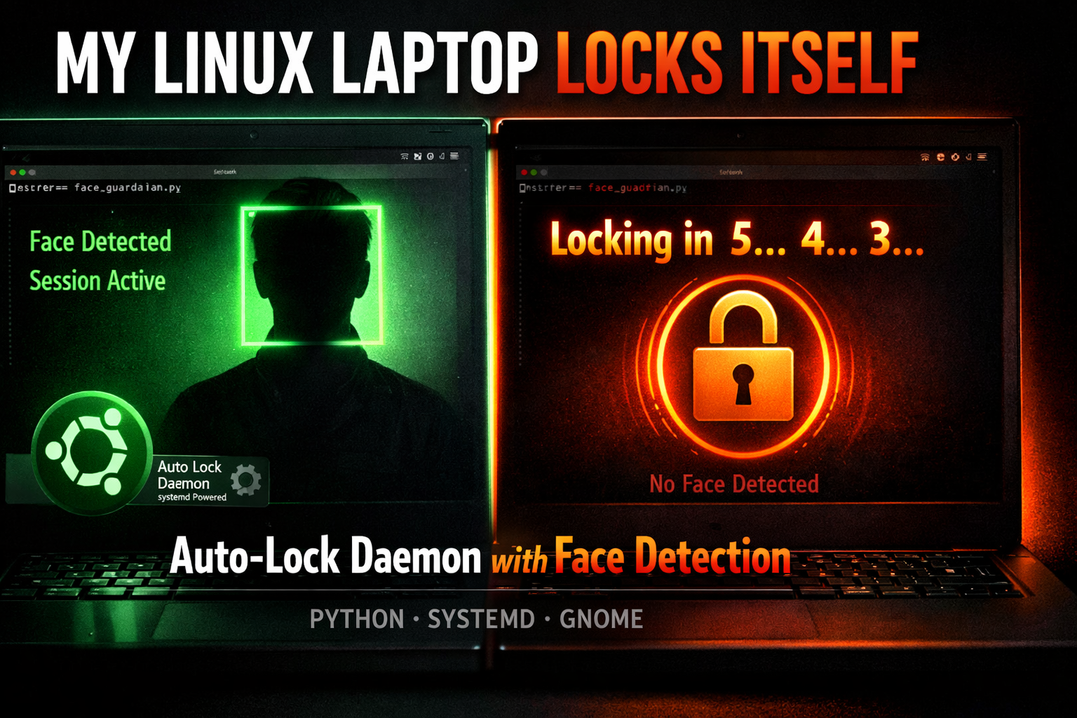 My Linux Laptop Locks Itself When I Walk Away — Here’s the Code