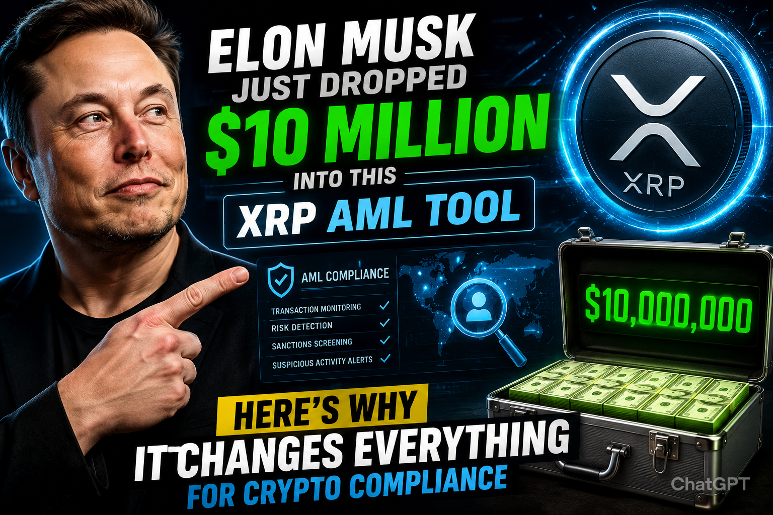 Elon Musk Just Dropped $10 Million Into This XRP AML Tool — Here’s Why It Changes Everything for…
