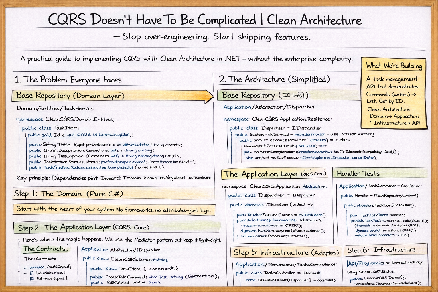 CQRS Doesn’t Have To Be Complicated | Clean Architecture