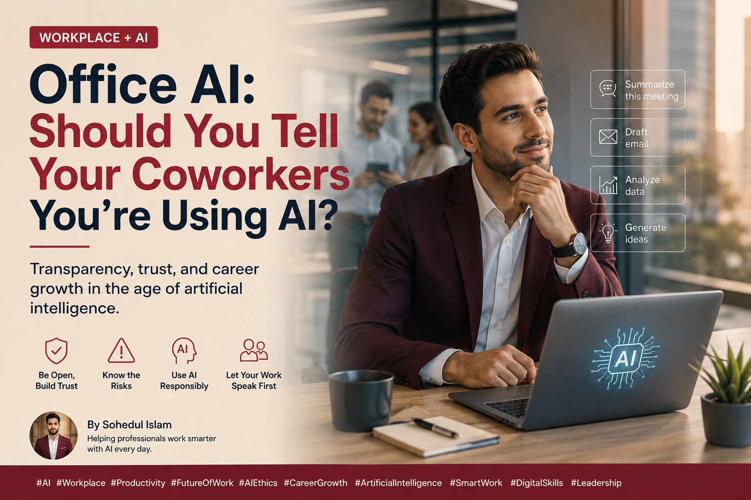 Office AI: Should You Tell Your Coworkers You’re Using AI?
