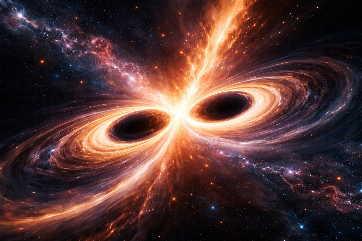 Two Supermassive Black Holes Will Collide