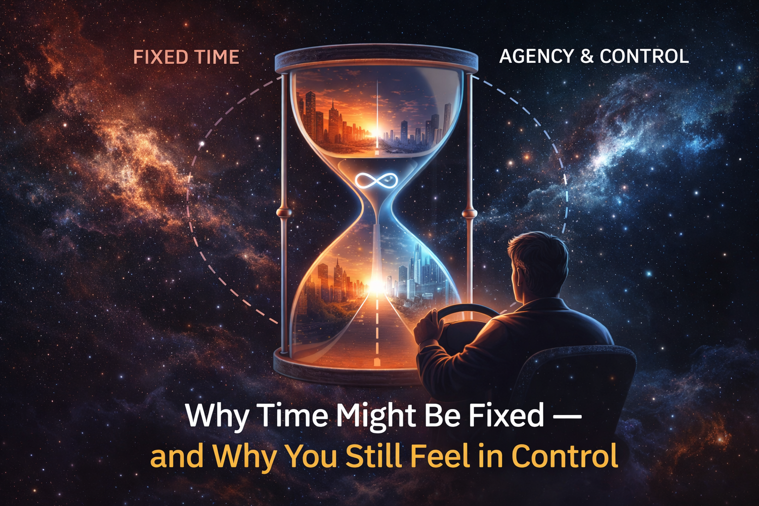 Why Time Might Be Fixed — and Why You Still Feel in Control Why Time Might Be Fixed — and Why You Still Feel in Control