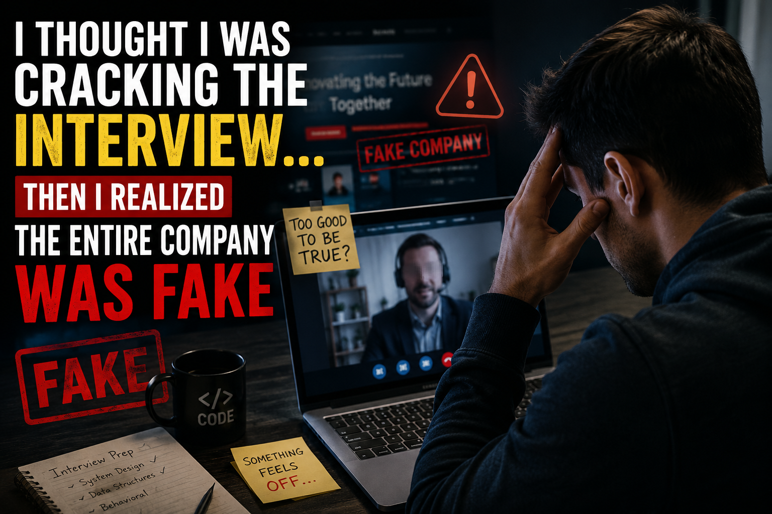I Thought I Was Cracking the Interview… Then I Realized the Entire Company Was Fake