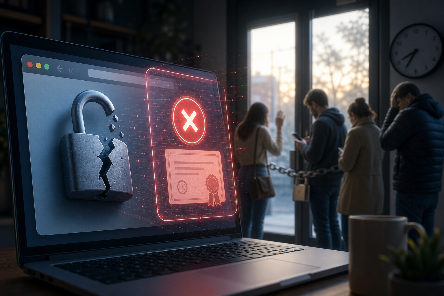 Your SSL Cert Expired Saturday at 2 A.M. Customers Notified You at 9.