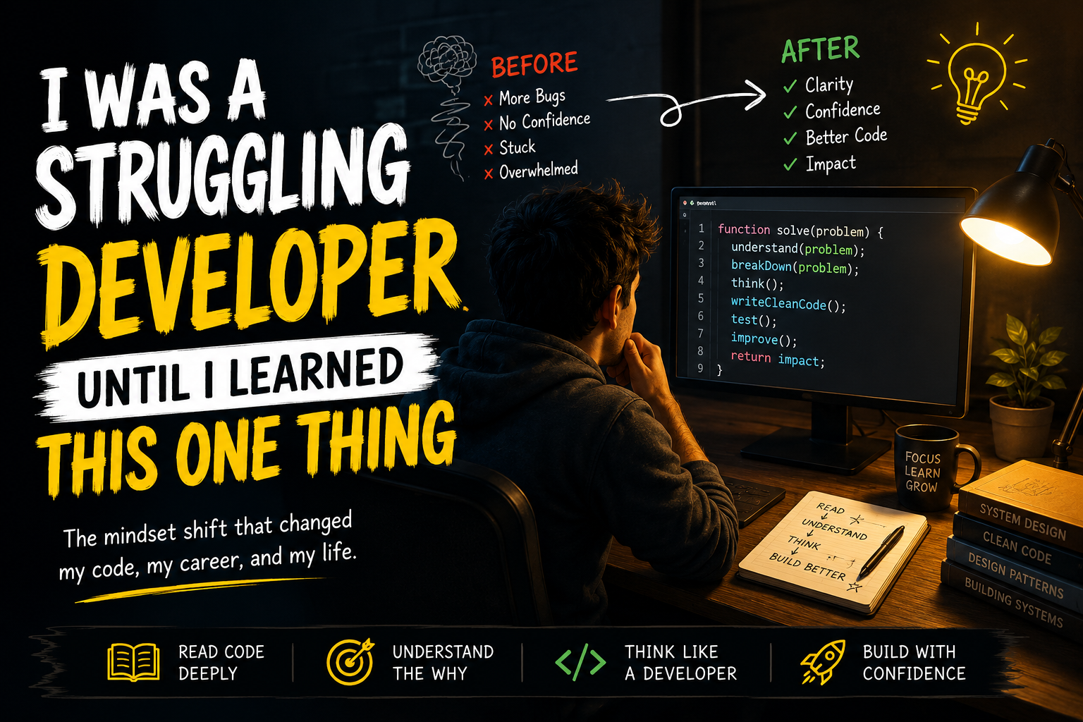 I Was a Struggling Developer — Until I Learned This One Thing