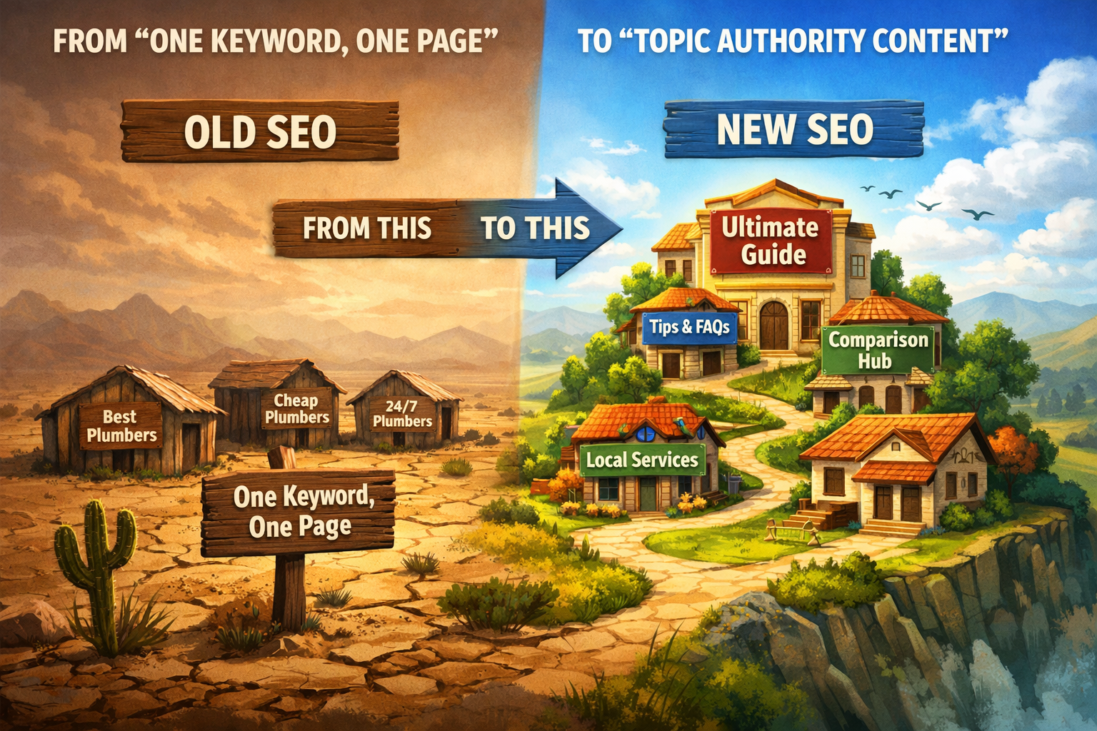 The Quiet Death of “One Keyword, One Page” SEO — and What Replaces It