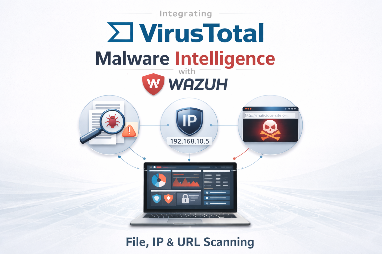 Integrating VirusTotal Malware Intelligence with Wazuh — File, IP & URL Scanning