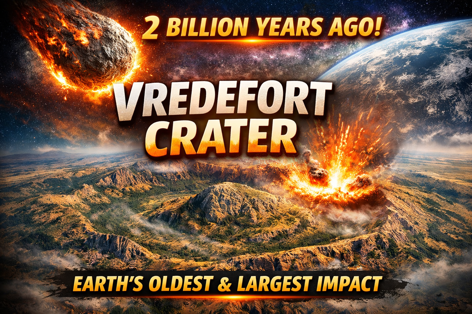 The Oldest and Largest Impact Crater on Earth