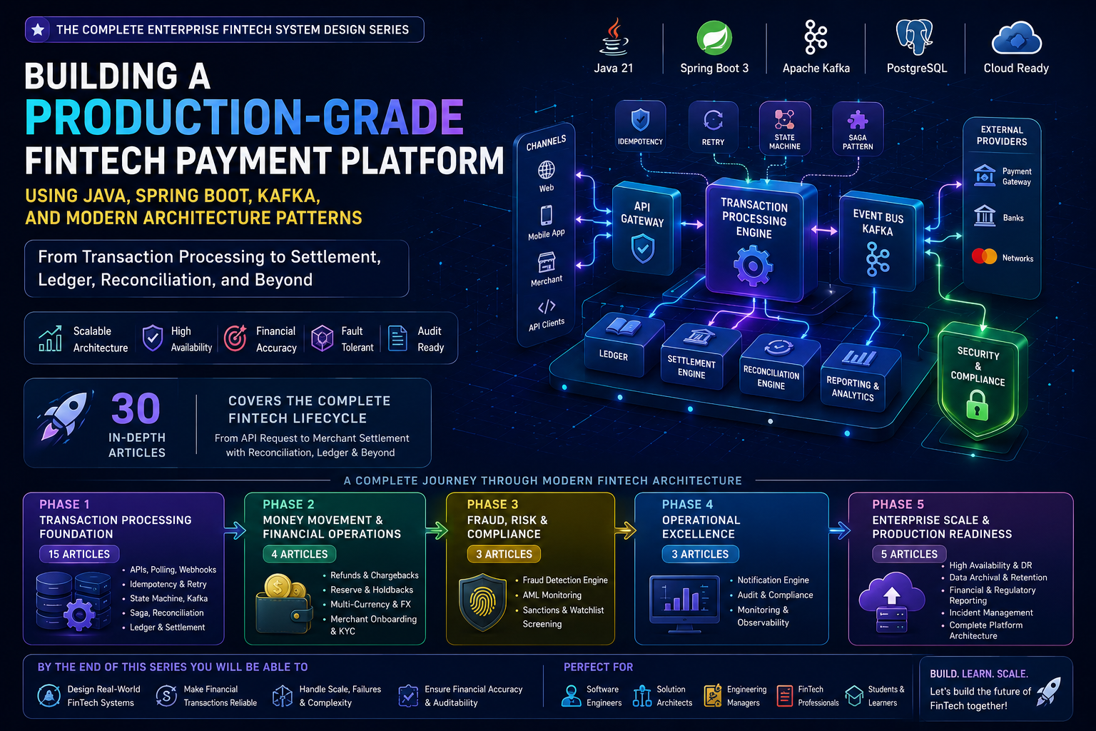 End-to-End System Design from Transaction Processing to Settlement, Ledger, and Reconciliation [5…