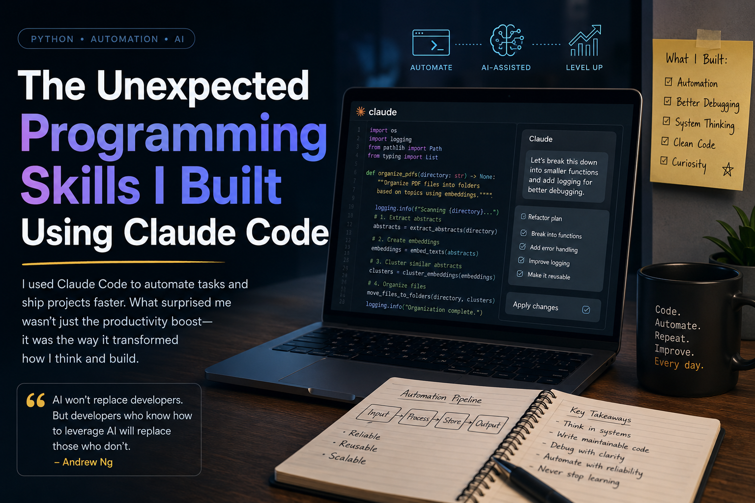 The Unexpected Programming Skills I Built Using Claude Code