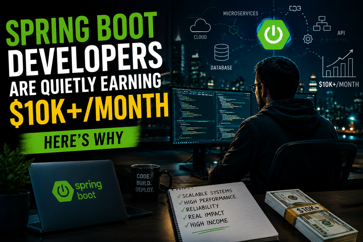 Spring Boot Developers Are Quietly Earning $10K+/Month — Here’s Why
