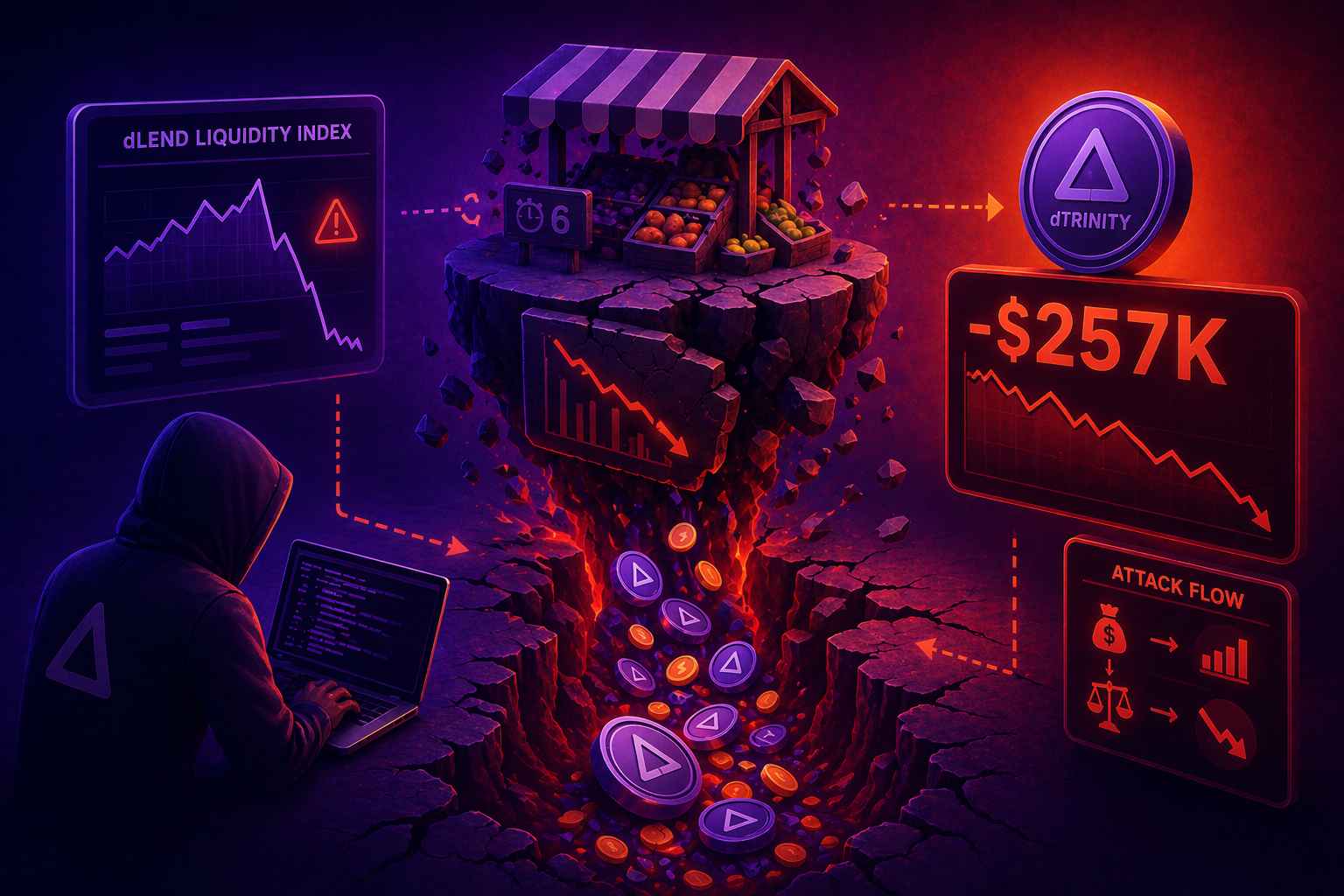 How a Six-Day-Old Market Cost dTRINITY $257K: Anatomy of the dLEND Liquidity Index Attack