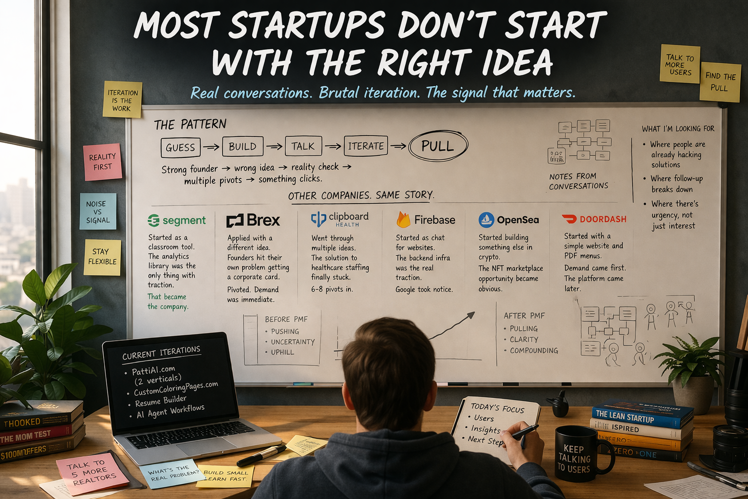 Most Startups Don’t Start With the Right Idea