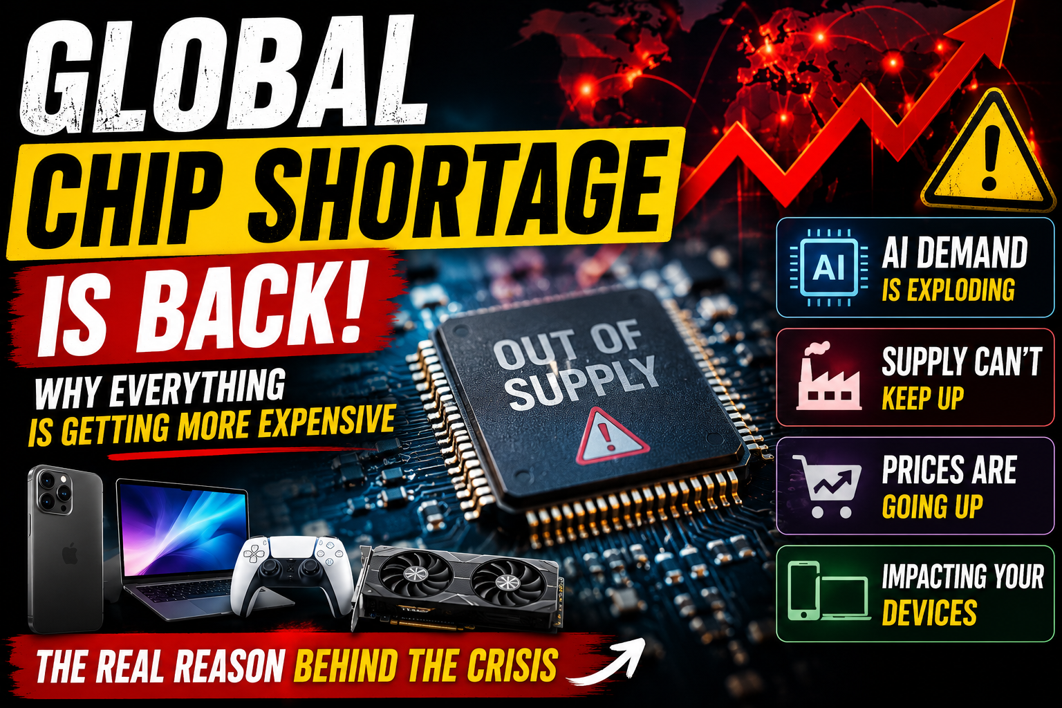 The Global Chip Shortage Is Back. And This Time, AI Is Driving It