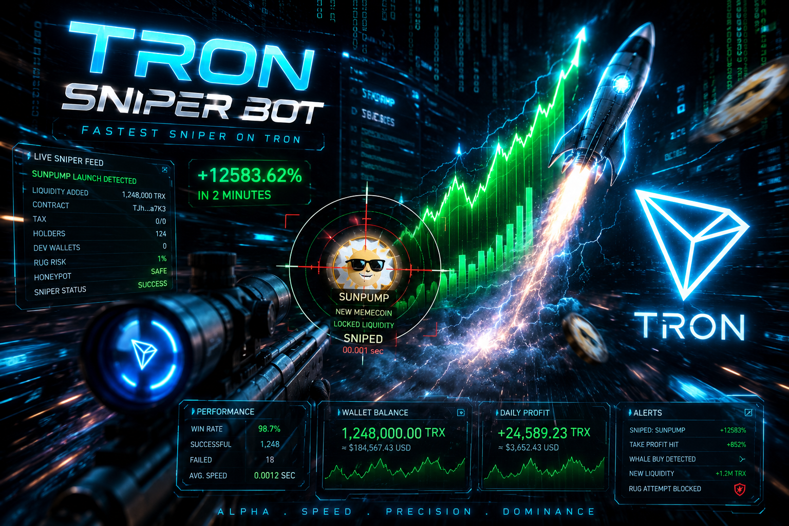 Stop Being Exit Liquidity: How a TRON Sniper Bot Changed My Trading Forever