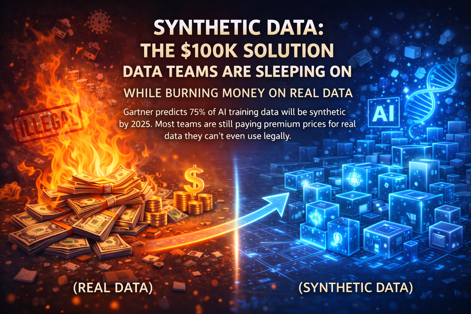 Synthetic Data: The $100K Solution Data Teams Are Sleeping On (While Burning Money on Real Data)