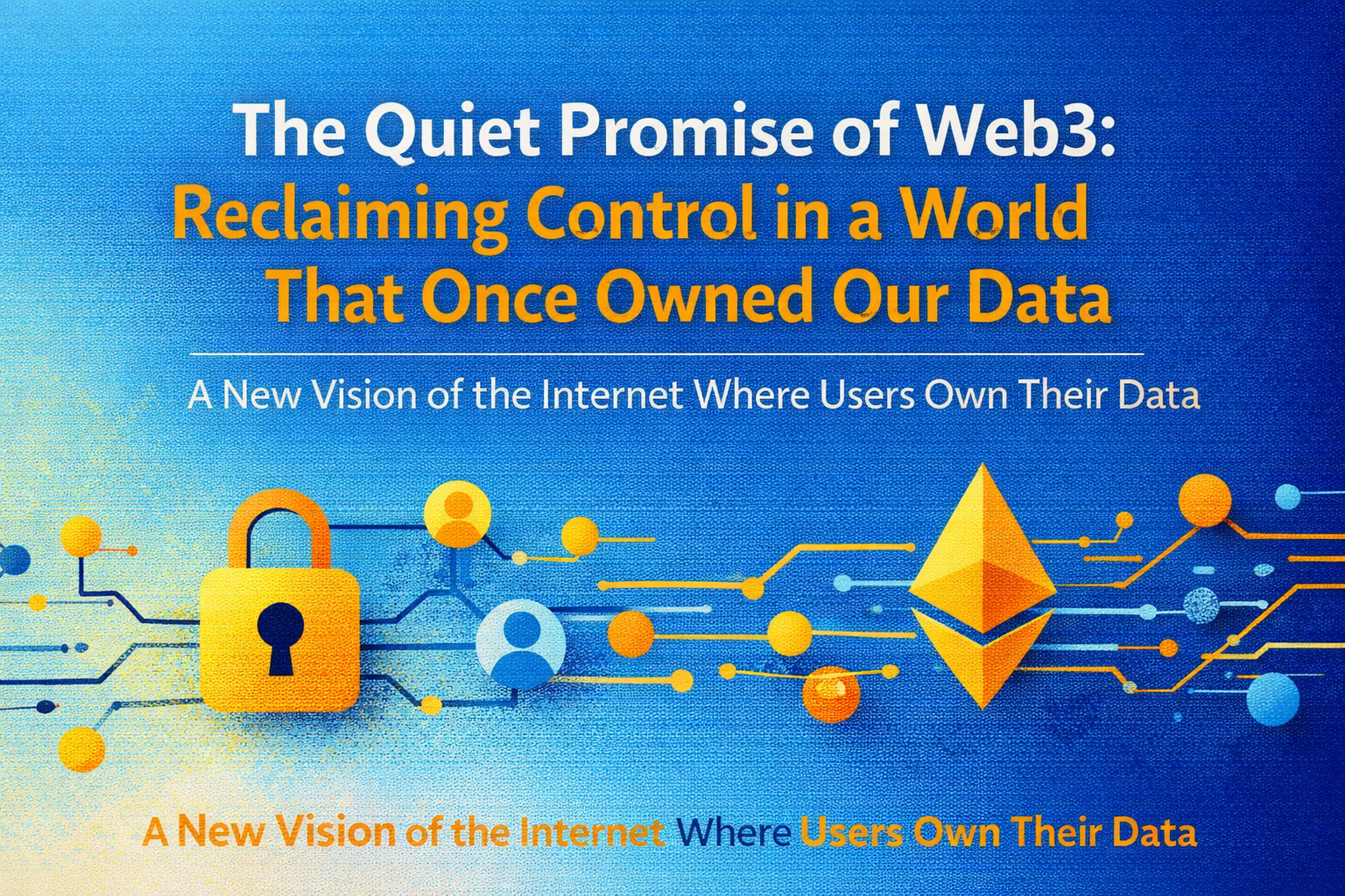 The Quiet Promise of Web3: Reclaiming Control in a World That Once Owned Our Data