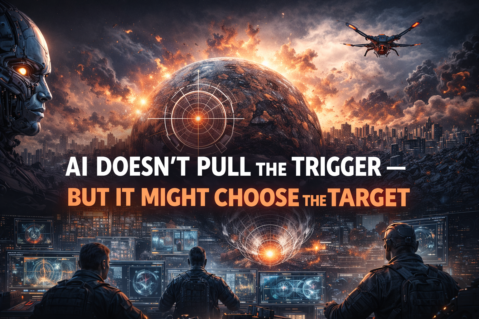 AI Doesn’t Pull the Trigger — But It Might Choose the Target