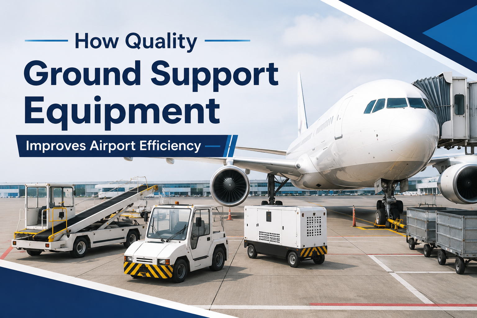 How Quality Ground Support Equipment Improves Airport Efficiency How Quality Ground Support Equipment Improves Airport Efficiency