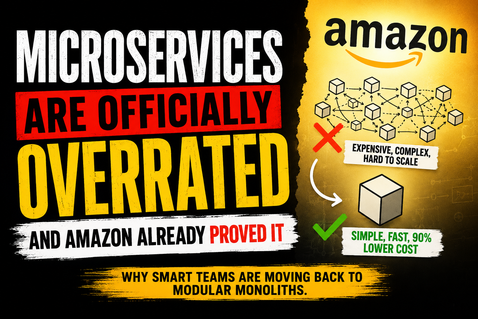 Microservices Are Officially Overrated And Amazon Already Proved It