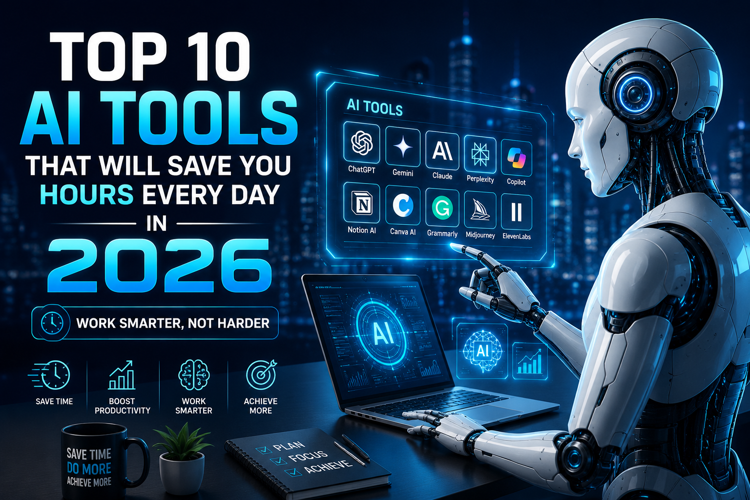 Top 10 AI Tools That Will Save You Hours Every Day in 2026