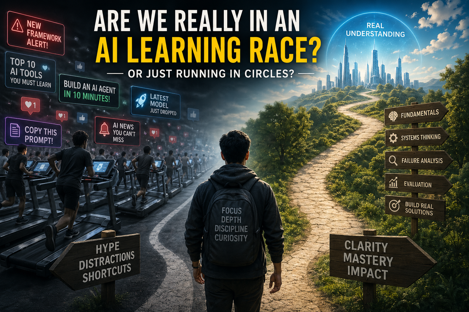 Are We Really in an AI Learning Race — or Just Running in Circles?