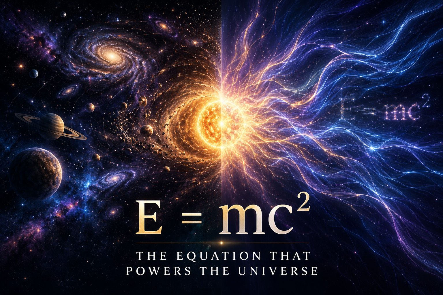 E = mc² and the Universe: How Einstein’s Equation Powers the Cosmos E = mc² and the Universe: How Einstein’s Equation Powers the Cosmos