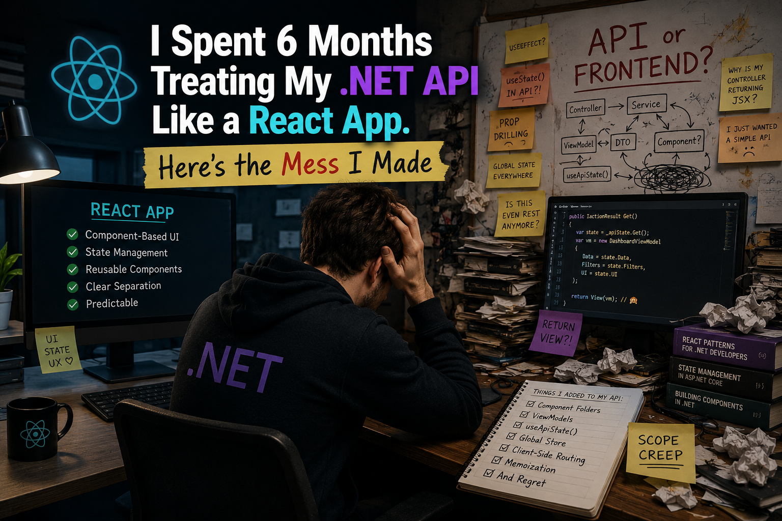I Spent 6 Months Treating My .NET API Like a React App. Here’s the Mess I Made