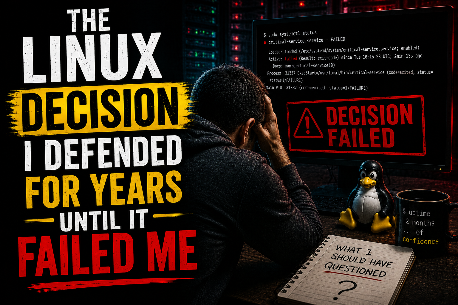 The Linux Decision I Defended for Years Until It Failed Me