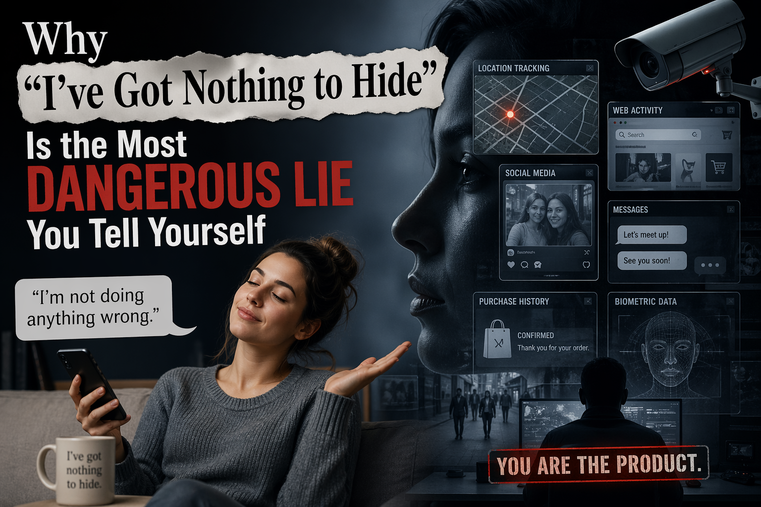 Why “I’ve Got Nothing to Hide” Is the Most Dangerous Lie You Tell Yourself
