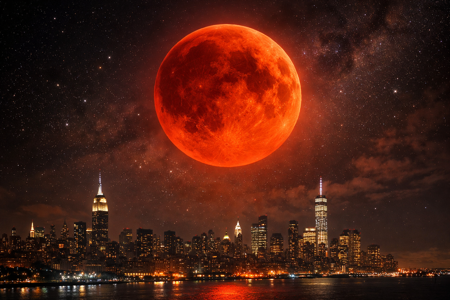 ¿SABÍAS QUE EL 3 DE MARZO DEL 2026 HABRÁ UNA LUNA DE SANGRE-