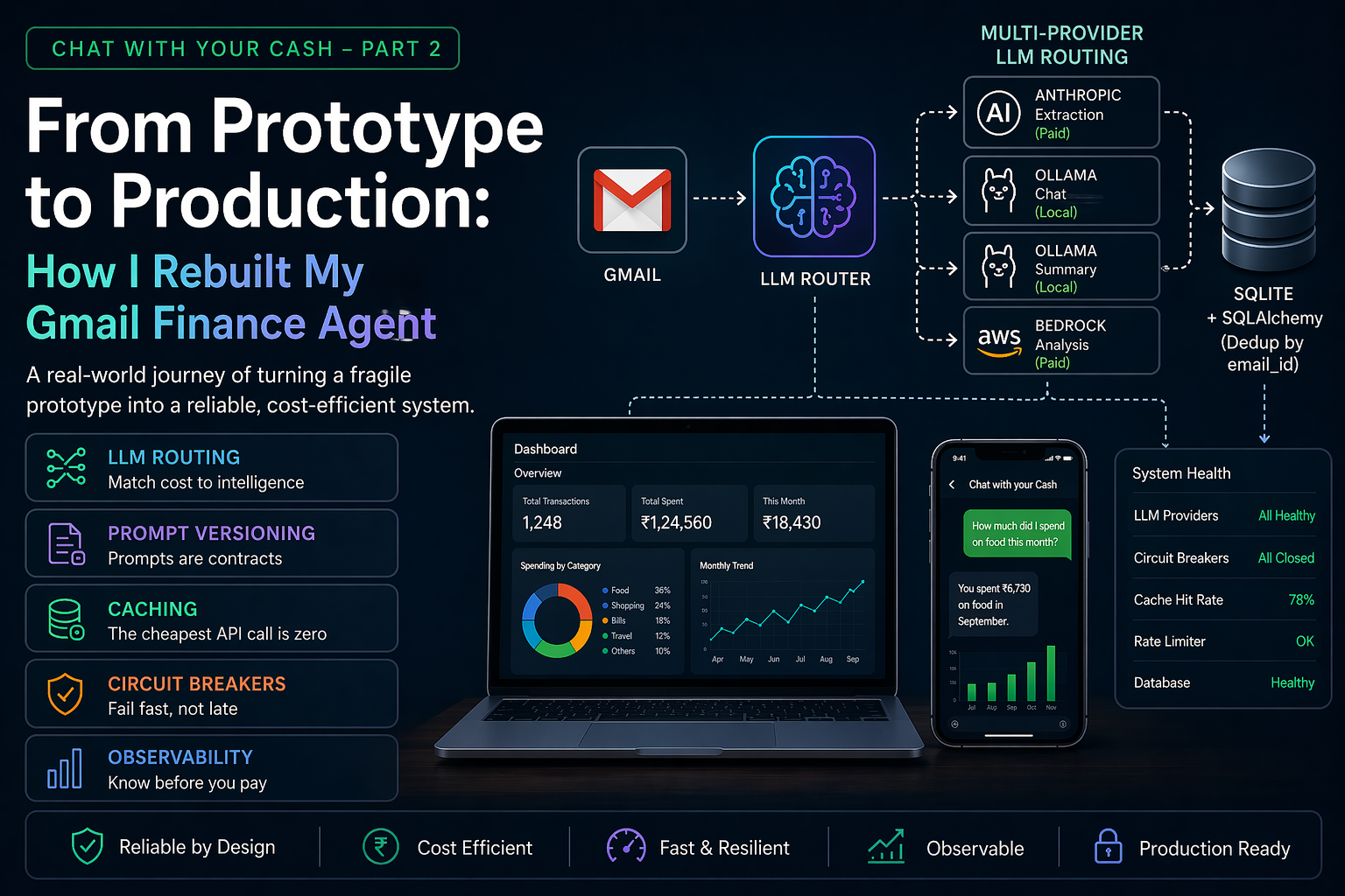 From Prototype to Production: How I Rebuilt My Gmail Finance Agent