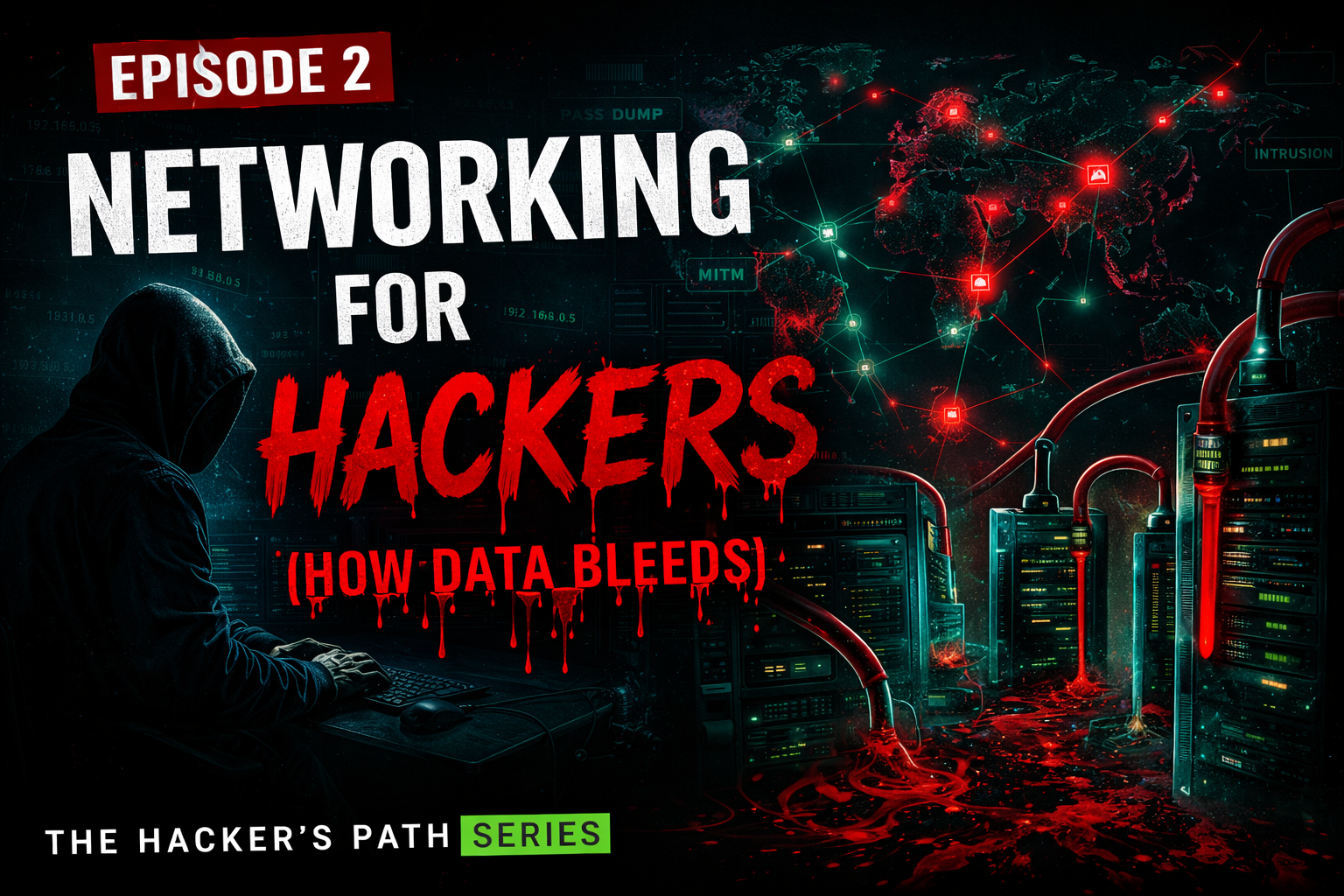 Episode 2: Networking for Hackers (How Data Bleeds) (The Hacker’s Path Series)