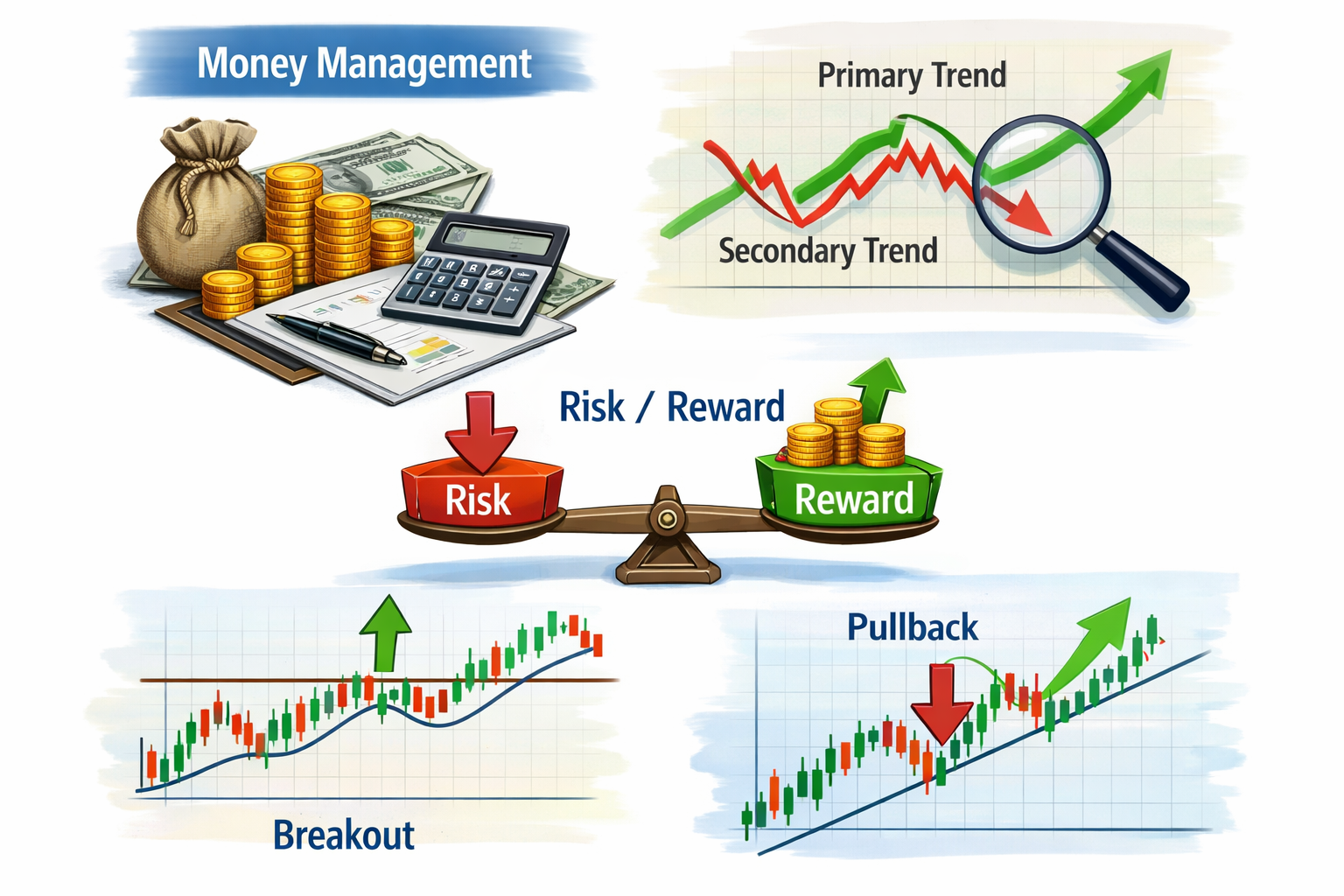 Money Management. Secondary and Primary Trend.Part #3